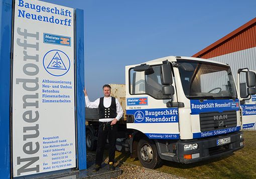 Baugeschäft Neuendorff GmbH in Schleswig über uns 01